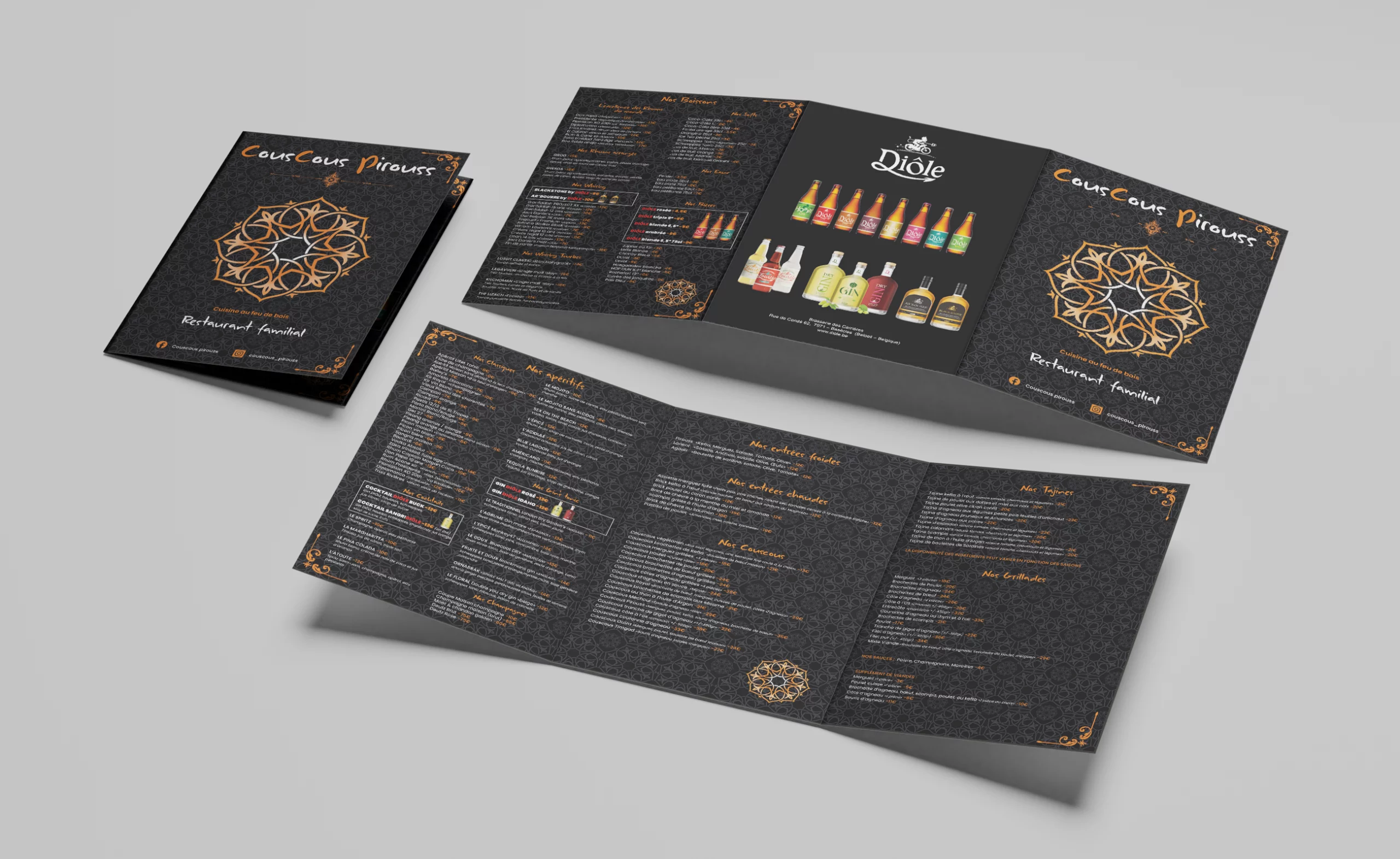 MOCKUP INTERIEUR CouscousPirouss FULL copie Impression professionnelle de dépliants publicitaires en couleur – E360 Communication